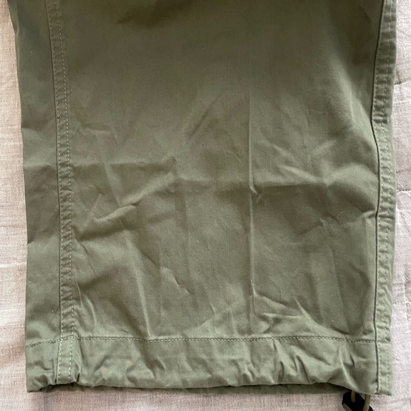 Weekend Max Mara Gitane Military Green Parachute Trousers, women’s size 29 - Picture 5 of 11